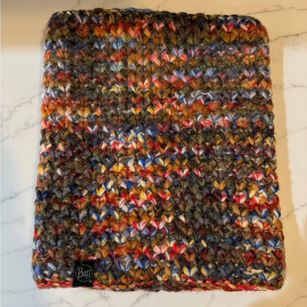 💐 Women’s Buff Knitted Wool Blend Neck Warmer 💐 - Picture 2 of 5